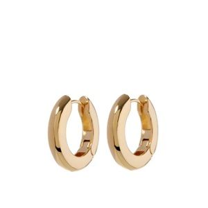 From FanFitFun box. Gold plated. LUVAJ Carmella hoop earrings.